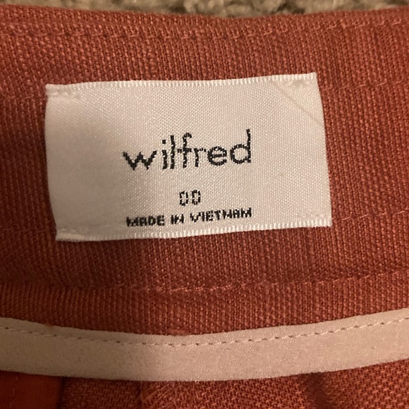Aritzia Wilfred allant pant in rust size 00 - Picture 4 of 4